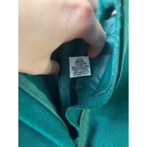 Vintage women’s hunter green size 10 Russ‎ 100% wool pants - Picture 5 of 9
